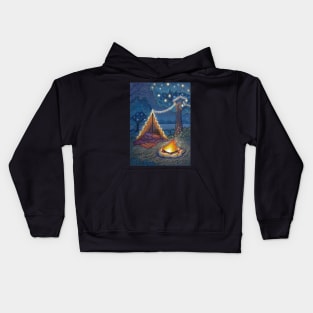 Summer campfire Kids Hoodie